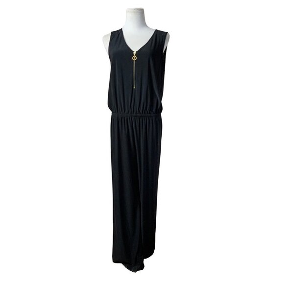 Ellen Tracy Black Jumpsuit. Sz M - Picture 1 of 3